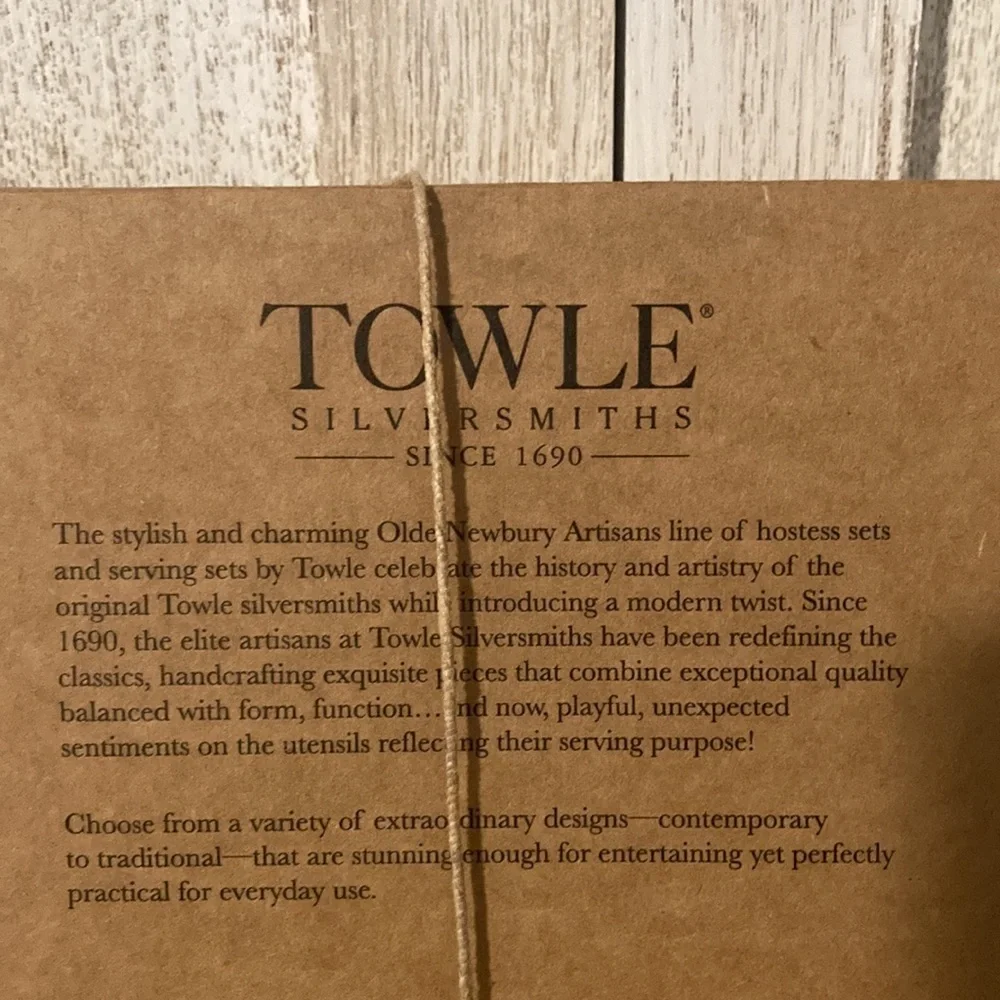 Towle Hand Stamped Cocktail Stirrers
